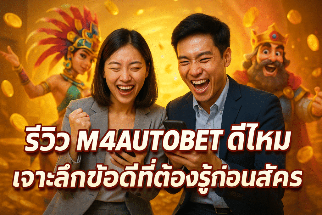 รีวิว M4AUTOBET ดีไหม เจาะลึกข้อดีที่ต้องรู้ก่อนสมัคร