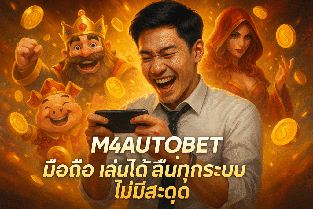 M4AUTOBET มือถือ เล่นได้ลื่นทุกระบบ ไม่มีสะดุด